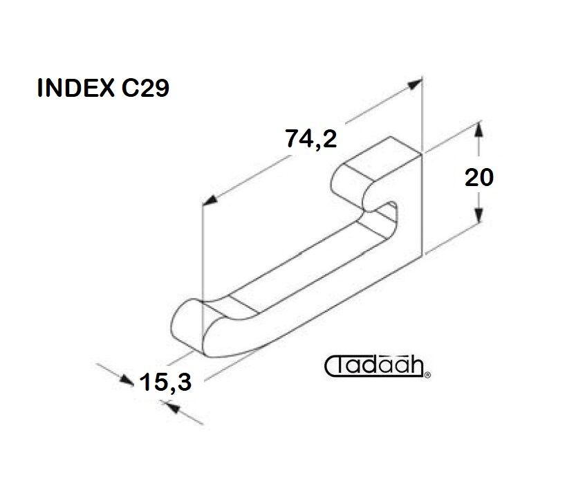 C29591 Nasello per tornio INDEX - C29