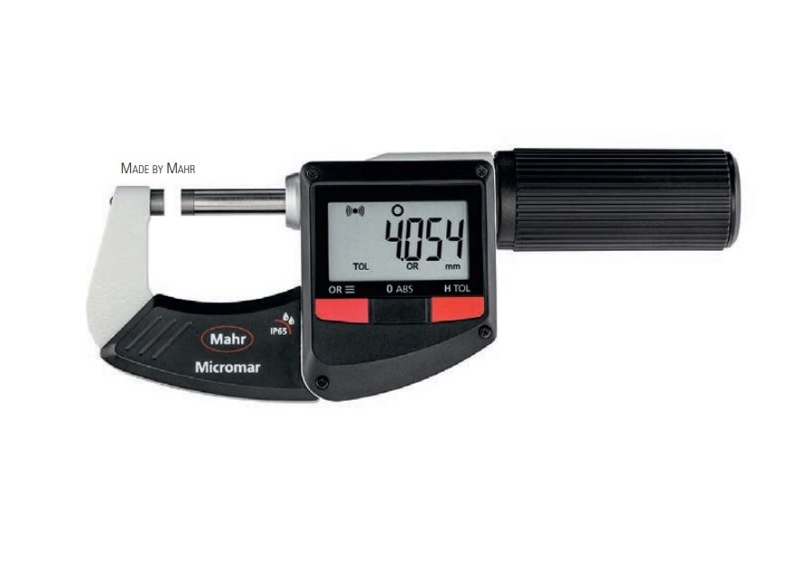 RUPAC C4157120 Digital external micrometers Mahr, fast feed and non-rotating stem