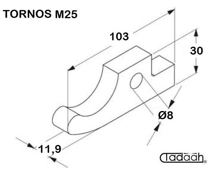 C157  Spannfinger passend für TORNOS Serie M 25