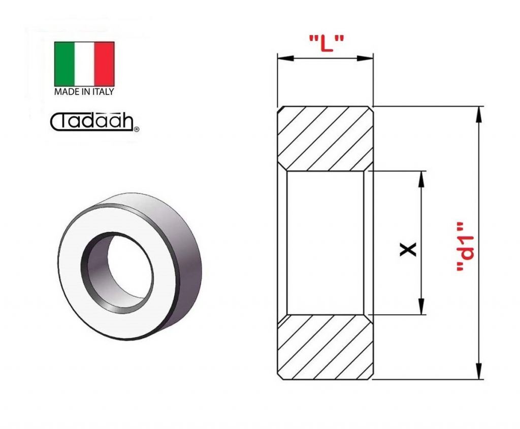 T1202850 Boccola Guidabarra per Wickman 5/8" - 6M