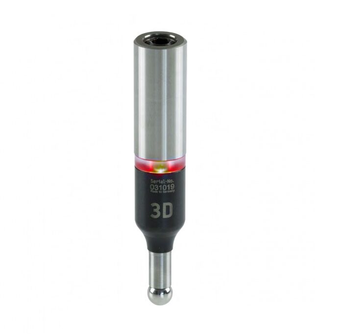 653.201 Edge finder optical with LED 3D TSCHORN GMBH, shank diameter 20mm, Probing ball Ø10mm, Scanning accuracy <= 0.010 mm