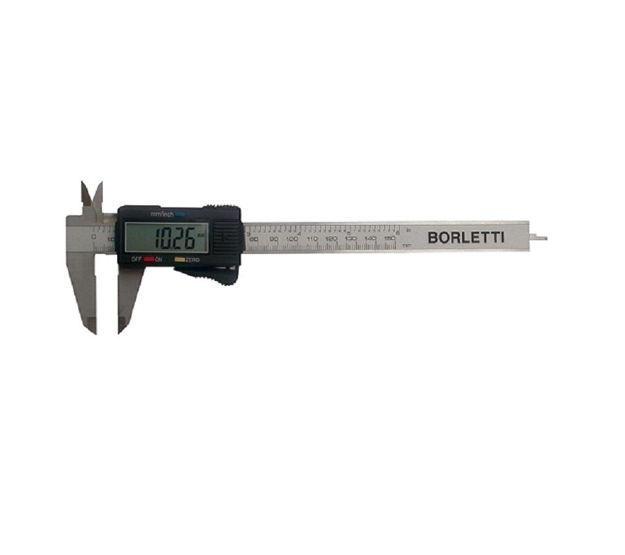 BORLETTI CEP30 Digitale Messschieber - Ziffernschrittwert 0.01 mm - Genauigkeit 0.02 mm