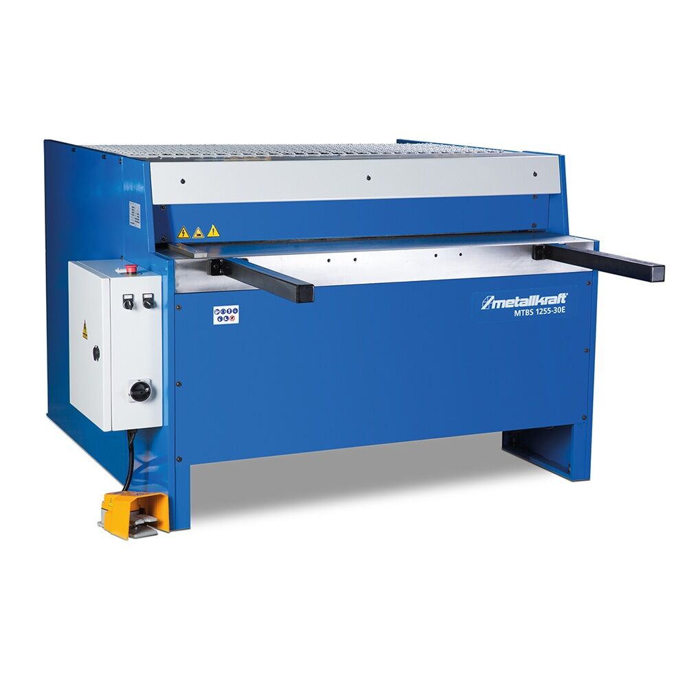 METALLKRAFT 3757023 Cesoia motorizzata modello MTBS 2055-30 E, larghezza lavoro 2050mm, spessore massima lamiera 3mm