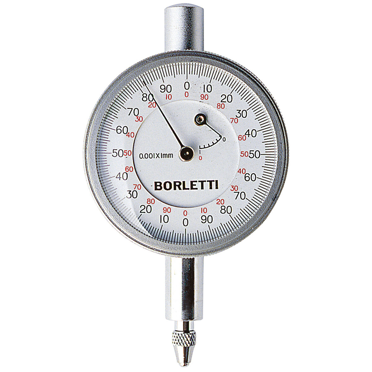 BORLETTI CM1/40 Comparatore millesimale a quadrante analogico con campo di misura 1mm, risoluzione 0.001mm