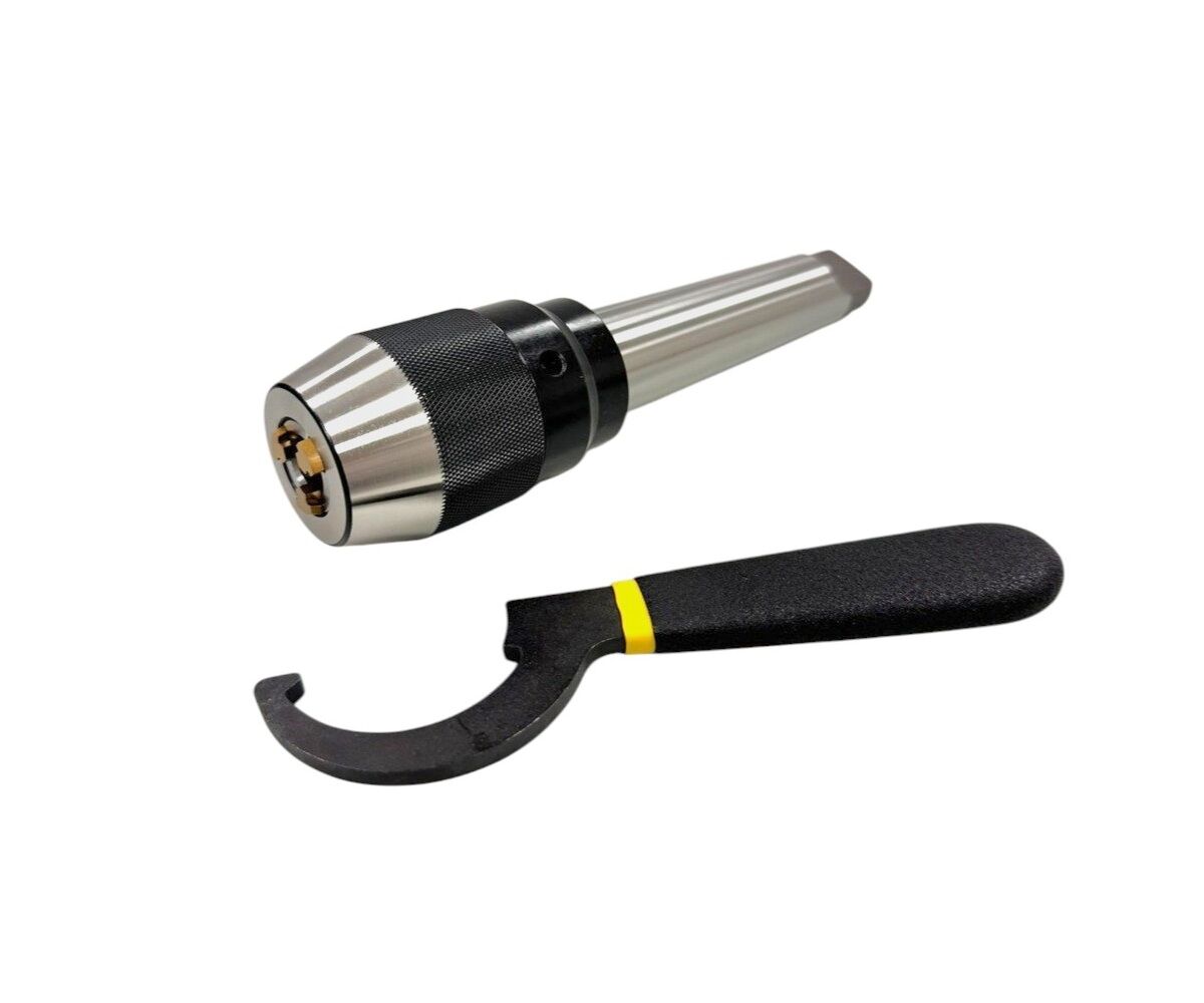 Gaetano caporali CMB.H.DCKS Drill chucks with right rotation and Titanium coated jaws, morse taper shank MT2, MT3, MT4 DIN 228 form B