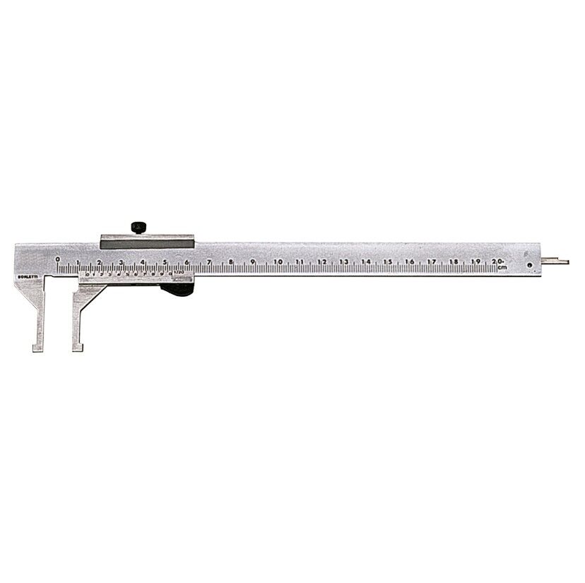 BORLETTI CNSI Vernier-Schieblehre für Innenrillen mit konischen Backen