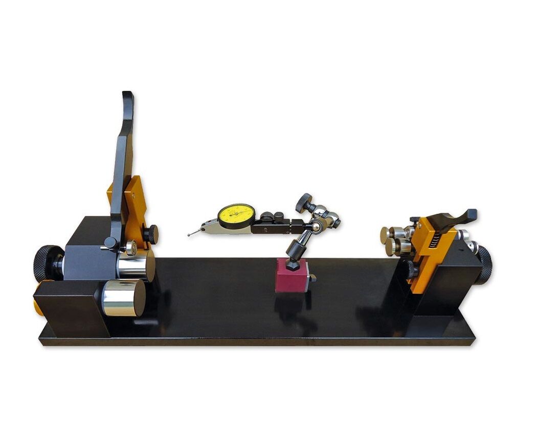 008.940 Banchetto di controllo concentricità con doppia postazione a rulli per aumentare il campo di misura - Campo 1-90mm - Sermac SRL