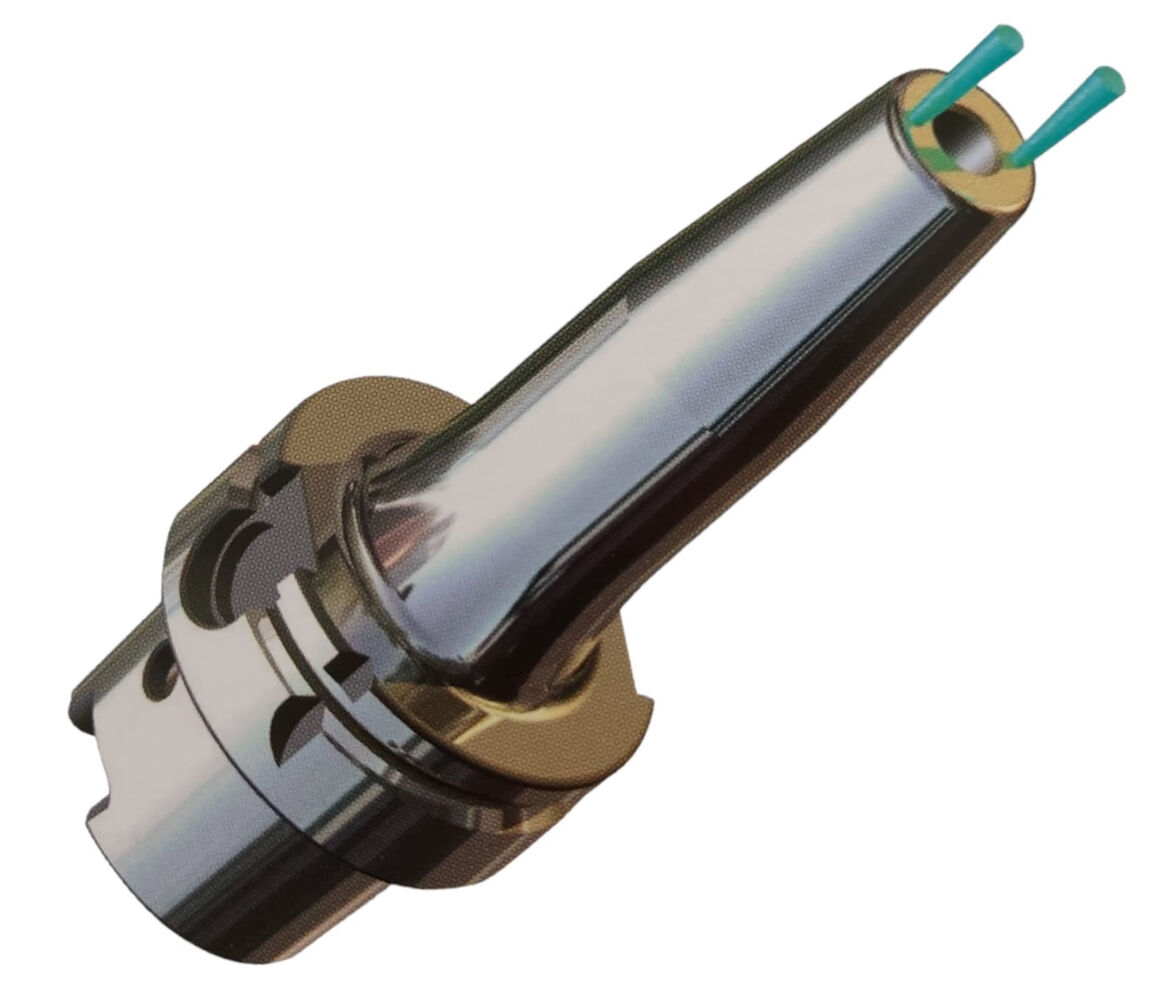 HKA.000.CT000.CFR MICKROS HSK spindle chuck thermal shrink chuck for clamping different tool diameters in HSS and HM, fine balancing 2.5G for high speed, shank HSK63, length at choice, with coolant feed holes