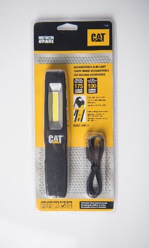 Caterpillar CAT LIGHT CT1205 Lampada slim ricaricabile 175 Lumen tecnologia COB LED con ricarica USB