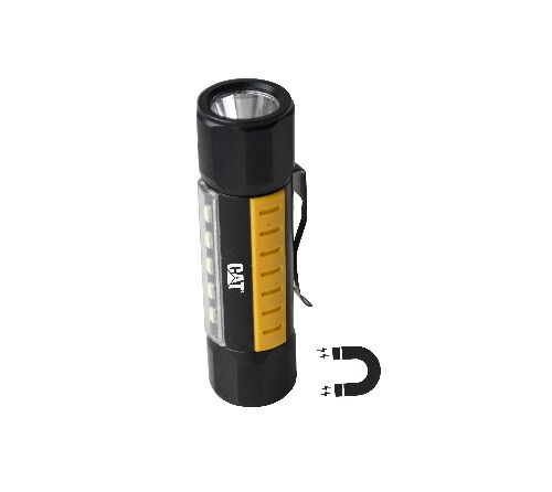 Caterpillar CAT LIGHT CT3410 - Taktische Zweistrahl-Taschenlampe, 200 Lumen (Seitenwand), 275 Lumen (oberer Strahl)