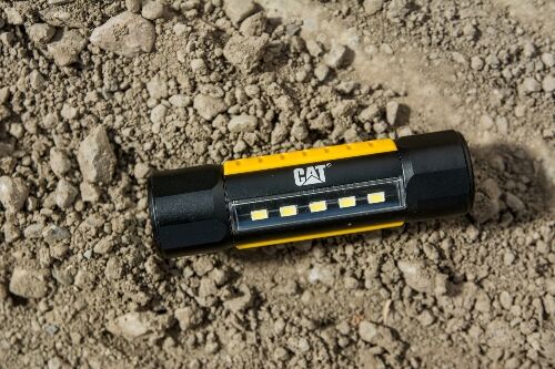 Caterpillar CAT LIGHT CT3410 - Taktische Zweistrahl-Taschenlampe, 200 Lumen (Seitenwand), 275 Lumen (oberer Strahl)