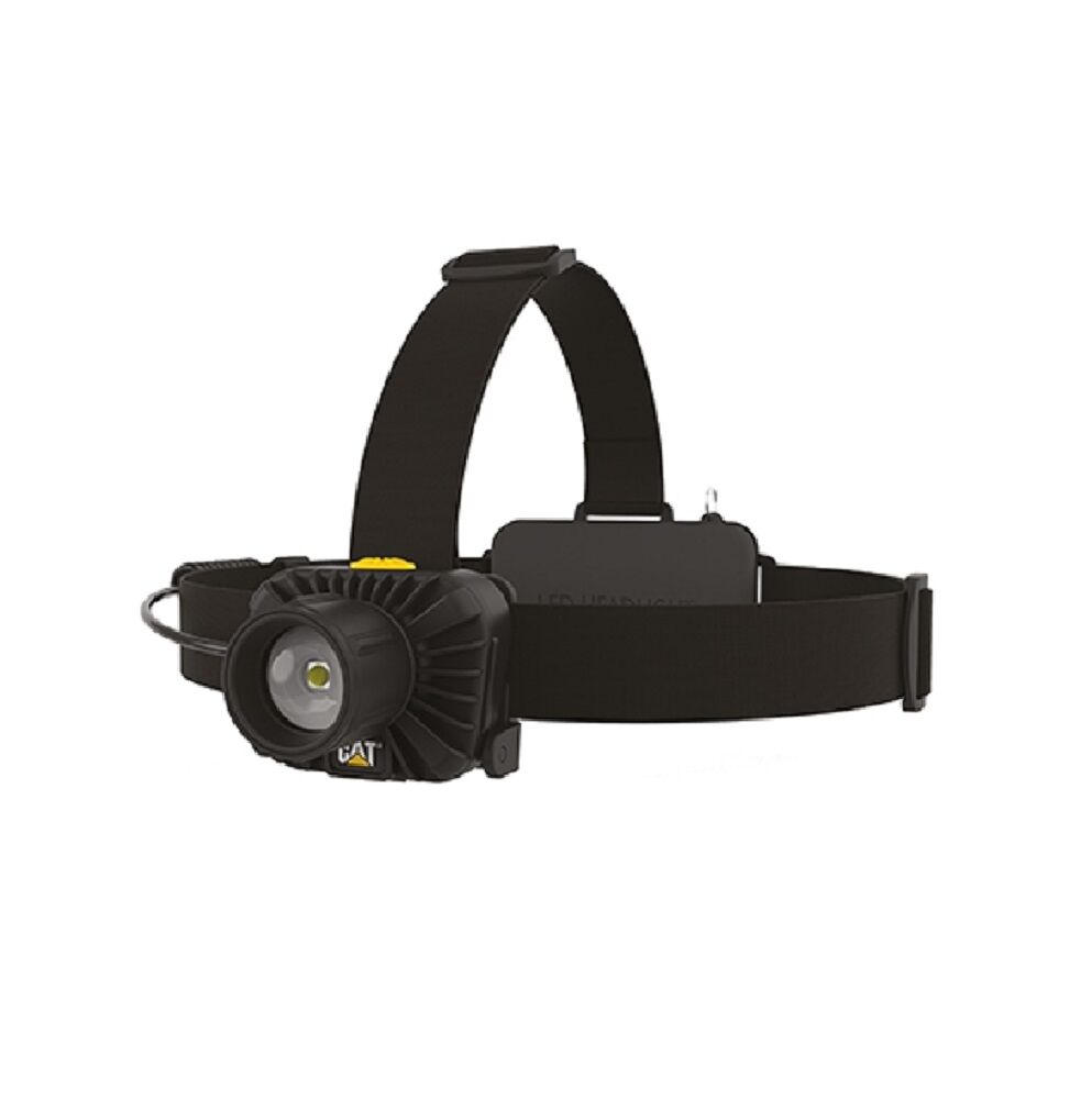 Caterpillar CAT LIGHT CT4305 - Fokussierbare, wiederaufladbare Stirnlampe mit 800 Lumen CREE-LED-Technologie und USB-Ladefunktion