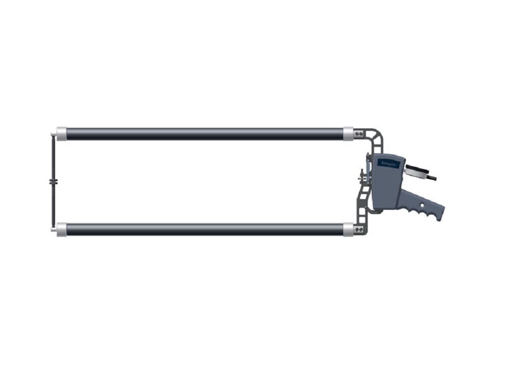 KROEPLIN 449.705N Comparatore analogico per esterni Modello D16200, campo di misura 0-200 mm, lunghezza braccio 729 mm