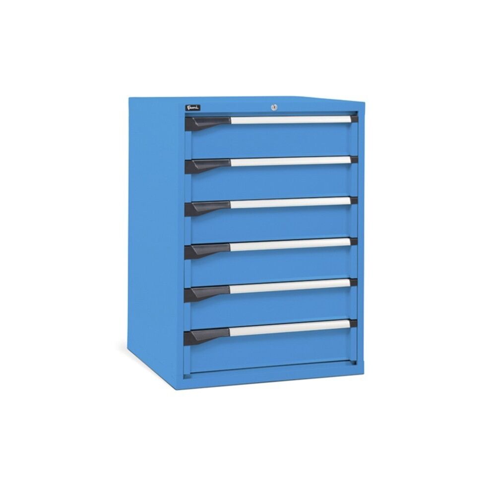 Fami D33A100C0100104 Drawer cabinet for industrial furniture, 6 drawers, dimensions 714x726x1000mm