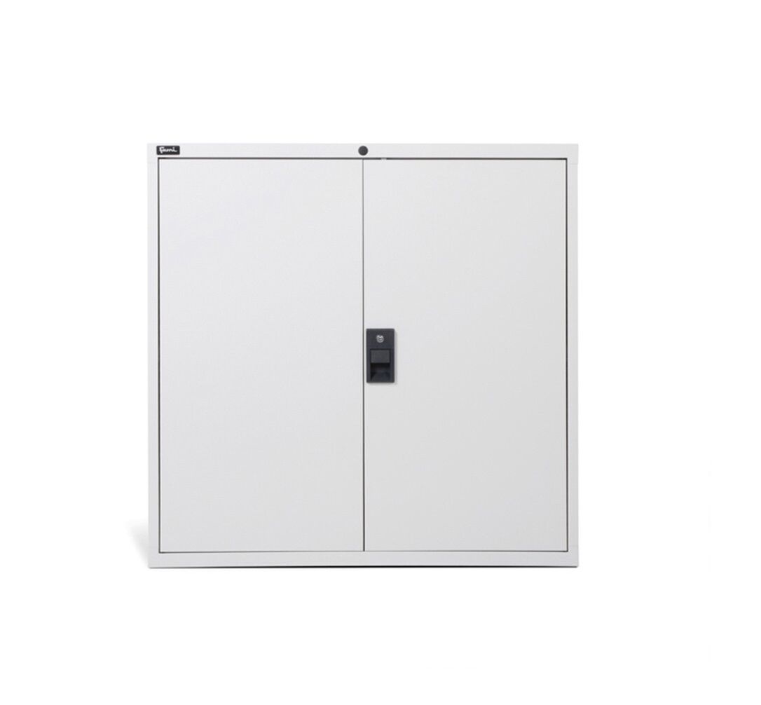 Fami arredamento D53A100C0100508 Armadietto basso per ufficio con serratura, due ripiani e due ante a battenti, dimensioni 1020x726x1000mm