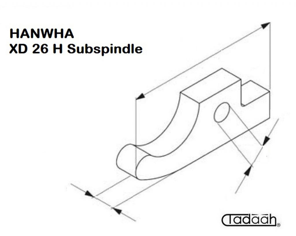 DA-15000-005 Chuck lever suitable for single-spindle lathe HANWHA -  XD 26 H Mainspindle/Subspindle