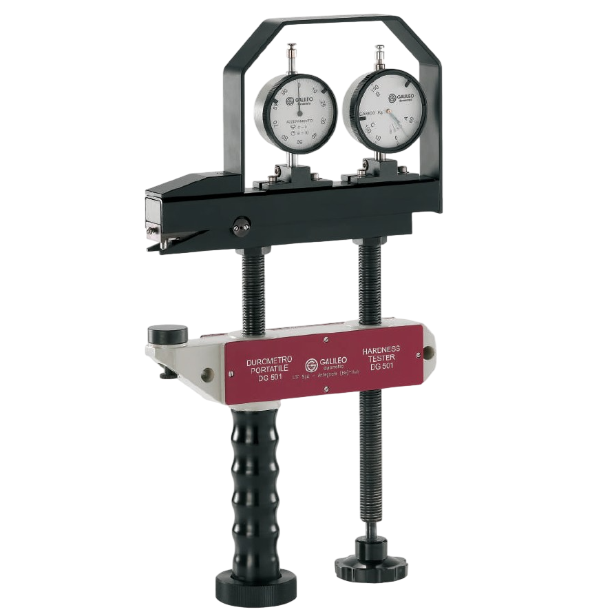 GALILEO DIGI 501 Durometro portatile ideale in tutti i casi in cui non è possibile misurare sul banco la durezza, all’esterno o all’interno, per misure Rockwell e Brinell