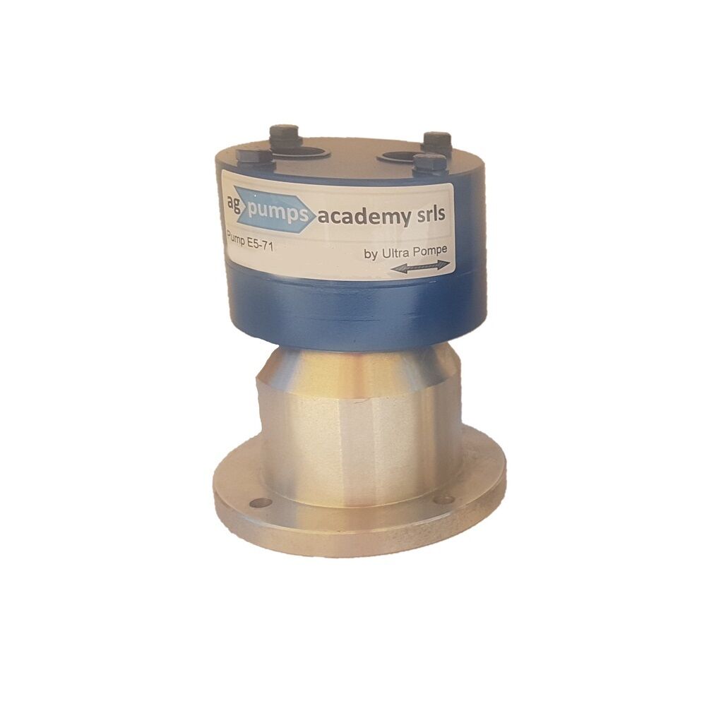 AG Pumps E5-71 Pompa ad ingranaggi, pressione massima 8 bar, portata 7 L/min a 400 cst, attacco 1/2” GAS