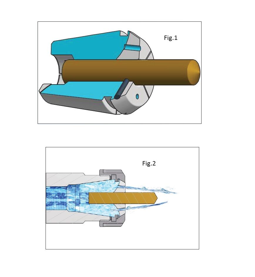 GAETANO CAPORALI ERC16JET.D3 Collets ERC16 with holes for external cooling and sealed by neoprene inserts DIN ISO 15488 (DIN6499) - Nominal diameter 3mm