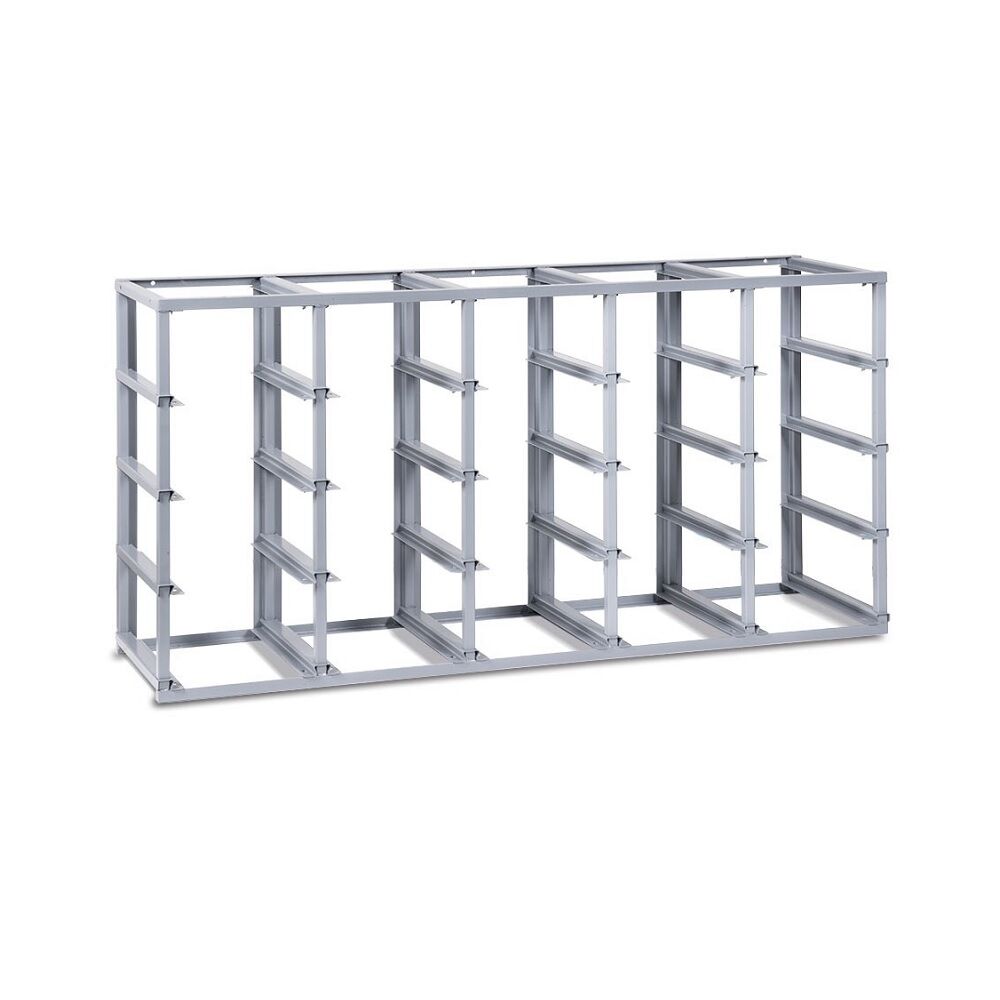 Fami FED40540A01 Leeres Regal für 20 Behälter - Größe 1765x460x885mm - Tragfähigkeit des Rahmens 1600Kg