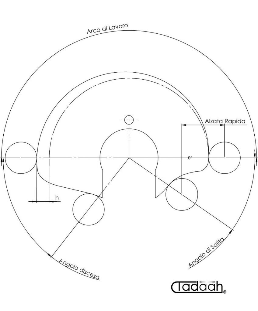 Camma Standard a disco frontale per Gildemeister AS16, AS20, GS20, GM20, GM20AC