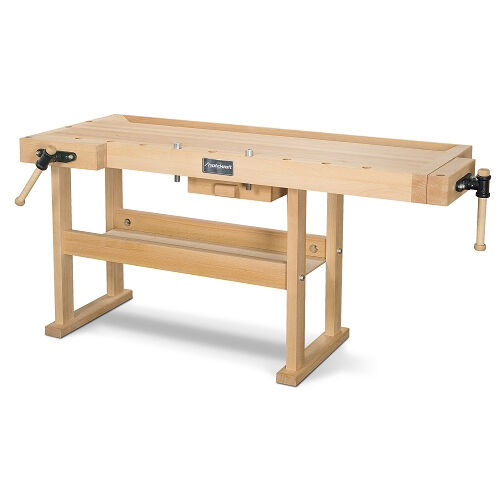 HOLZKRAFT 5101163 - Professionelle Werkbank für Schreiner, Modell HB 1601 - 1760x770mm