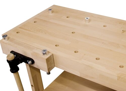 HOLZKRAFT 5101911 - Professionelle Werkbank für Tischler, Modell HB 1901 - Stellfläche 2000x650mm
