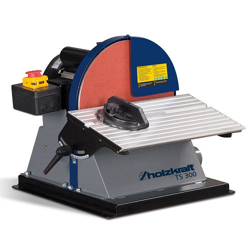 HOLZKRAFT 5904300 - Levigatrice a disco Modello TS 301 - 1750 W - Diametro disco abrasivo 305 mm