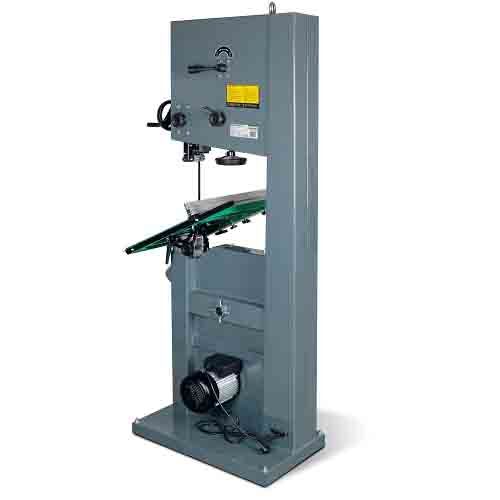 HOLZSTAR 5900471 Sega a nastro per legno Modello HBS 471 - 230 V - Altezza taglio 285 mm - 1500 V - Dimensioni tavola 535x485 mm