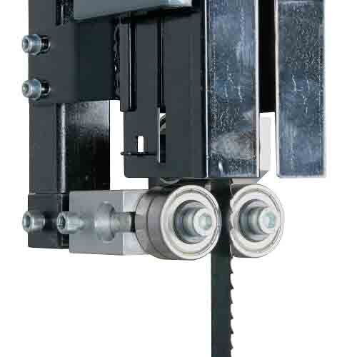 HOLZSTAR 5900471 Sega a nastro per legno Modello HBS 471 - 230 V - Altezza taglio 285 mm - 1500 V - Dimensioni tavola 535x485 mm