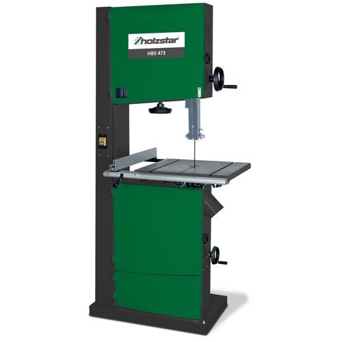 HOLZSTAR 5900473 Band saw for wood model HBS 473 - 1500 W - cutting height 285 mm - table dimensions 535x485 mm