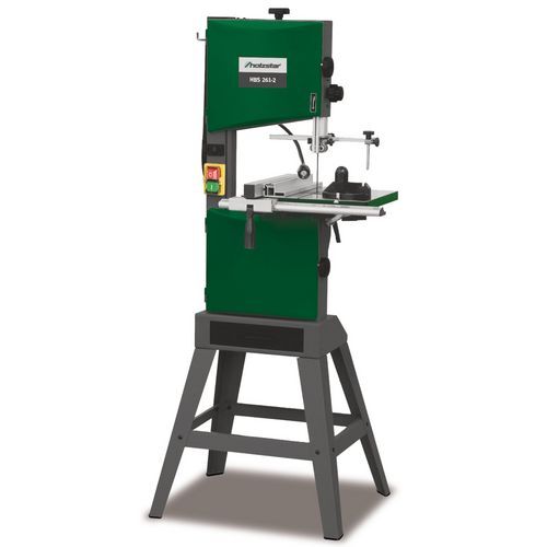 HOLZSTAR 5902426 Sega a nastro per legno Modello HBS 261-2 - Altezza taglio 152 mm - Dimensioni tavola 360x320 mm
