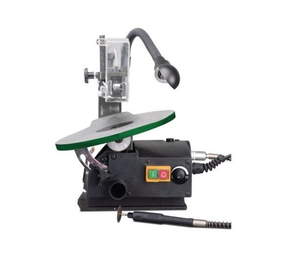 HOLZSTAR 5902504 Dekupiersäge Modell DKS 504 Vario für Holz, Kunststoff und ähnliche Materialien - 0,09 kW - Sägeblattlängen 133 mm