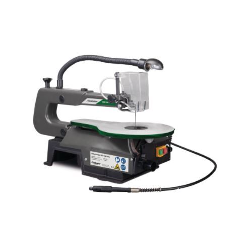 HOLZSTAR 5902504 Dekupiersäge Modell DKS 504 Vario für Holz, Kunststoff und ähnliche Materialien - 0,09 kW - Sägeblattlängen 133 mm