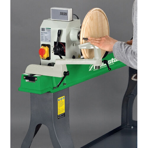 HOLZSTAR 5921100 - Tornio per legno Modello DB 1100 - Max diametro tornibile 358 mm