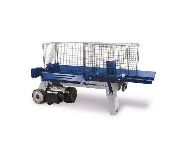 HOLZKRAFT 5981005 Transportabler horizontaler Brennholzspalter, Elektromotor, Max. Spaltkraft 5T - Modell HSE 5-520 KH