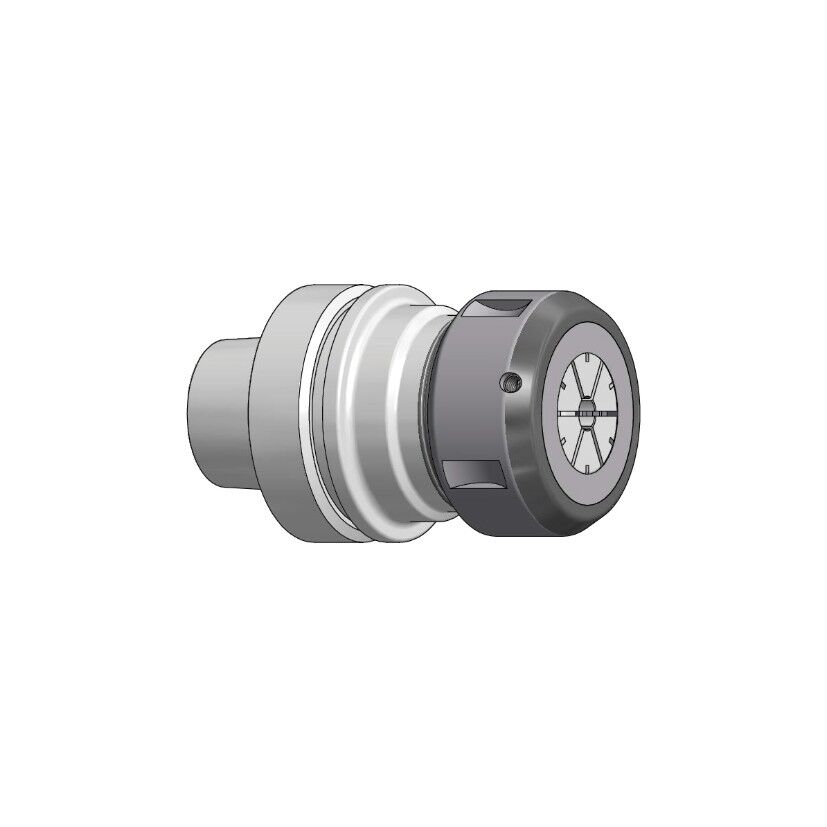 CAPORALI GAETANO HSK63F.H78.EOC25 Rechtsdrehendes EOC25 DIN ISO 10897 (DIN6388) Spannzangenfutter mit Standard konzentrische Mutter, Länge 78mm, Schaft HSK63 Form F DIN 69893-6