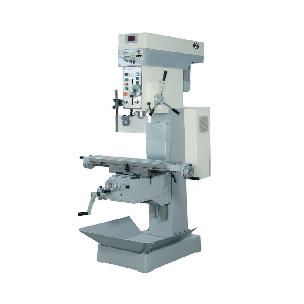 IM-Export IMME-PVE50ATC Trapano fresatrice con tavola a croce, capacità di foratura acciaio Diametro 50mm, corsa canotto 200mm, potenza 3kW, avanzamento automatico mandrino 7÷400mm/1’ e velocità elettronica