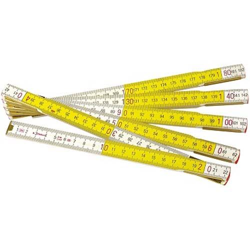 IORI 10147 - Doppio metro con rivetto invisibile stecca Intera Export 2m