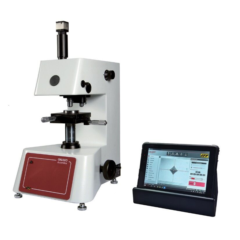GALILEO ISOSCAN HV50 AC Microdurometri automatici di alta precisione, per la determinazione di campioni di durezze Vickers e Knoop con tablet