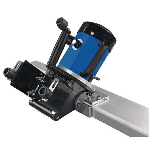 METALLKRAFT 3992000 Edge deburrer for deburring of inner and outer edges, mobile and stationary use - Model KE 100