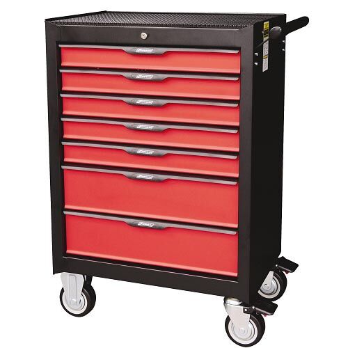 KRAVM E09010 Workshop trolley 7 drawers rubber shelf 680x458x995 mm