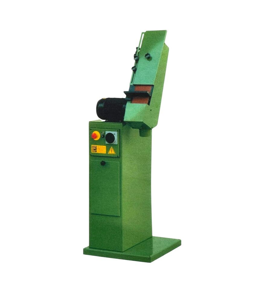 L61B-M NEBES Levigatrice a nastro con basamento e braccio orientabile, Motore Monofase 220V, 2800RPM, Nastro in dotazione 1000x100mm