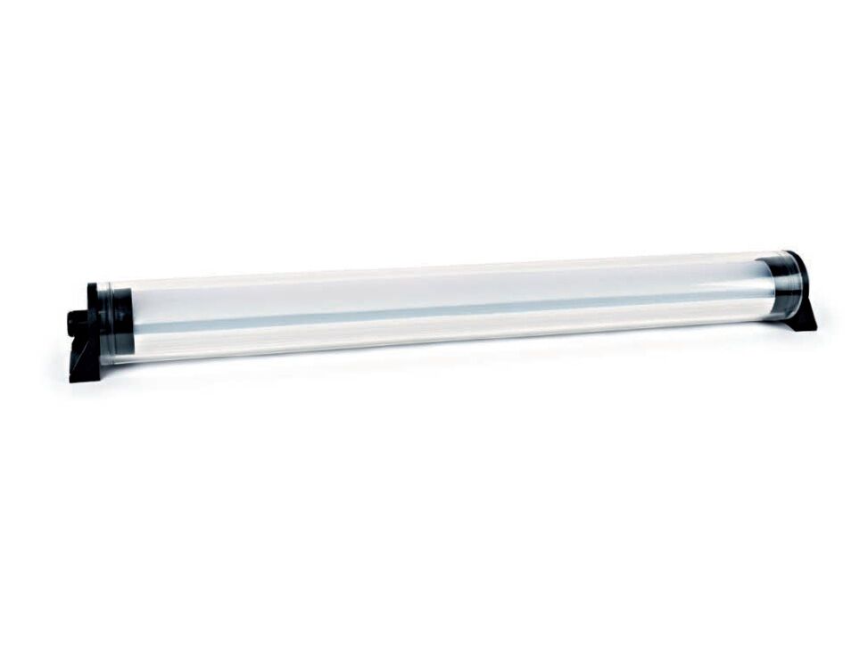 WESTELETTRIC 1238I230VACW LED-Röhrenleuchte mit externem Borosilikatglasrohr und Halterungen, für Industriemaschinen, 230 V AC, IP67