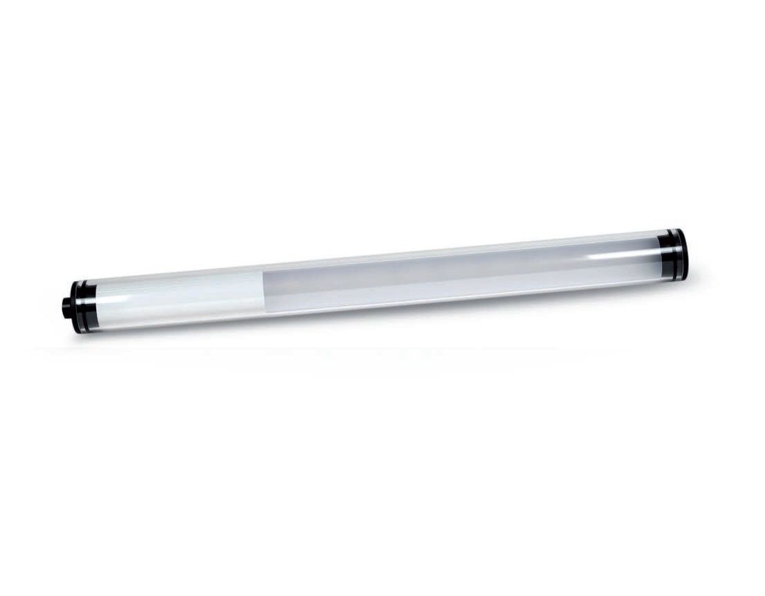 WESTELETTRIC 1236I505050LEC LED-Röhrenleuchte ohne Halterungen und mit Außenrohr aus Borosilikatglas, 36 W, für Industriemaschinen, 230 V AC, 5500 Lumen