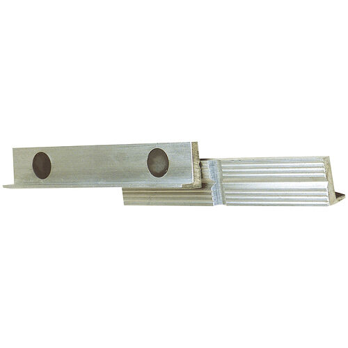 LTF 199.08 - Coppie copriganasce magnetiche prismatiche in lega di alluminio, con fissaggio magnetico – Lunghezza 180mm, Copriganasce per morse 180mm