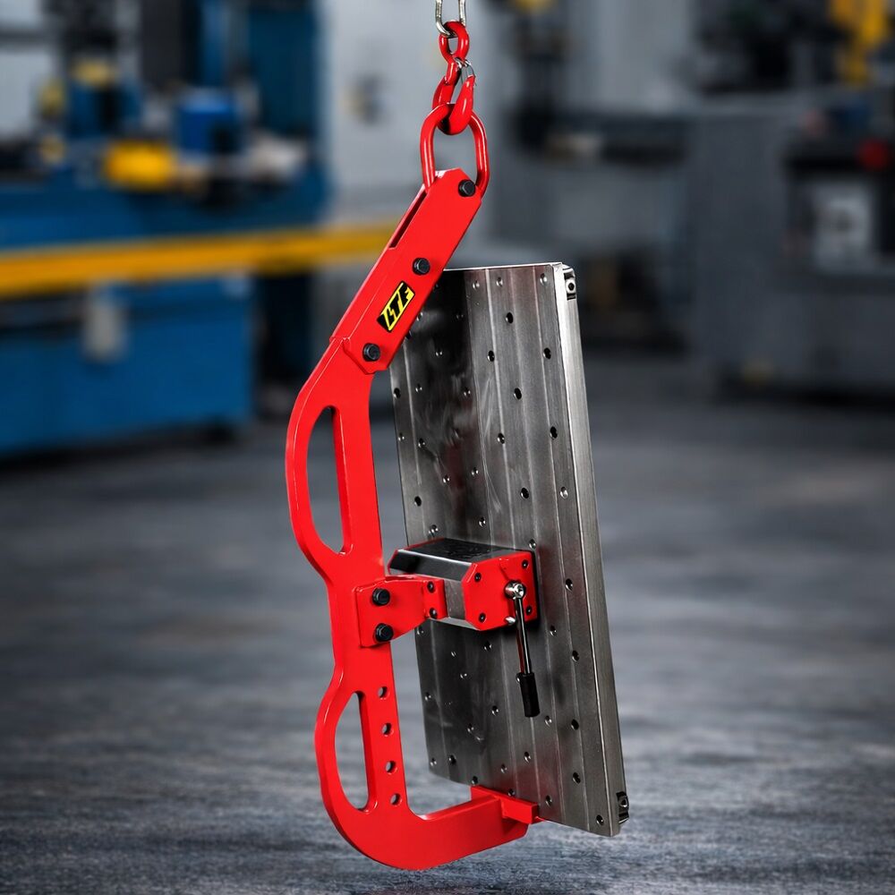 LTF OV220.01 Vertical plate handling rod for ferrous material, max load 200kg