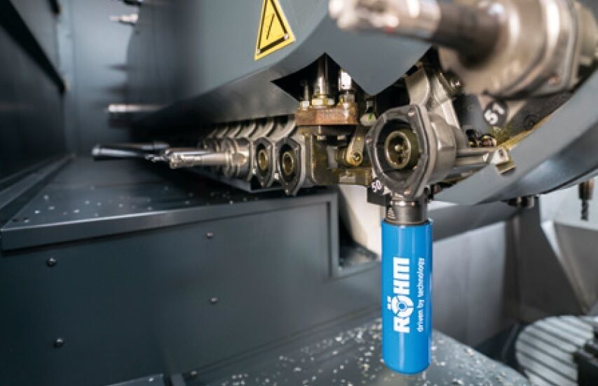 Röhm series of Lubritool lubrication devices with a choice of interface from HSK-A40 to HSK-A100