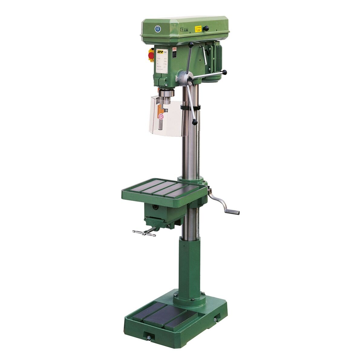 LTF M05860018 Säulenbohrer mit Schraubstock und klappbarem Tisch, Bohrdurchmesser 20mm