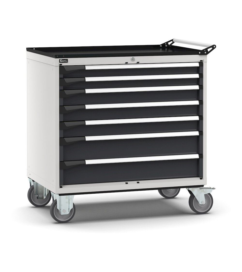 Fami M53R085C01095PD Tool chest with wheels 1020x726x1072 mm, 7 drawers, load capacity 900kg